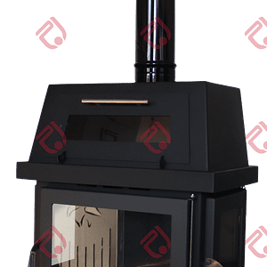 شامينيه حطب - نصف هرم - 3 جهات زجاج - فرن