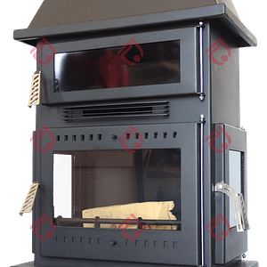 شامينيه حطب-تصميم 24-25-فرن مستطيل